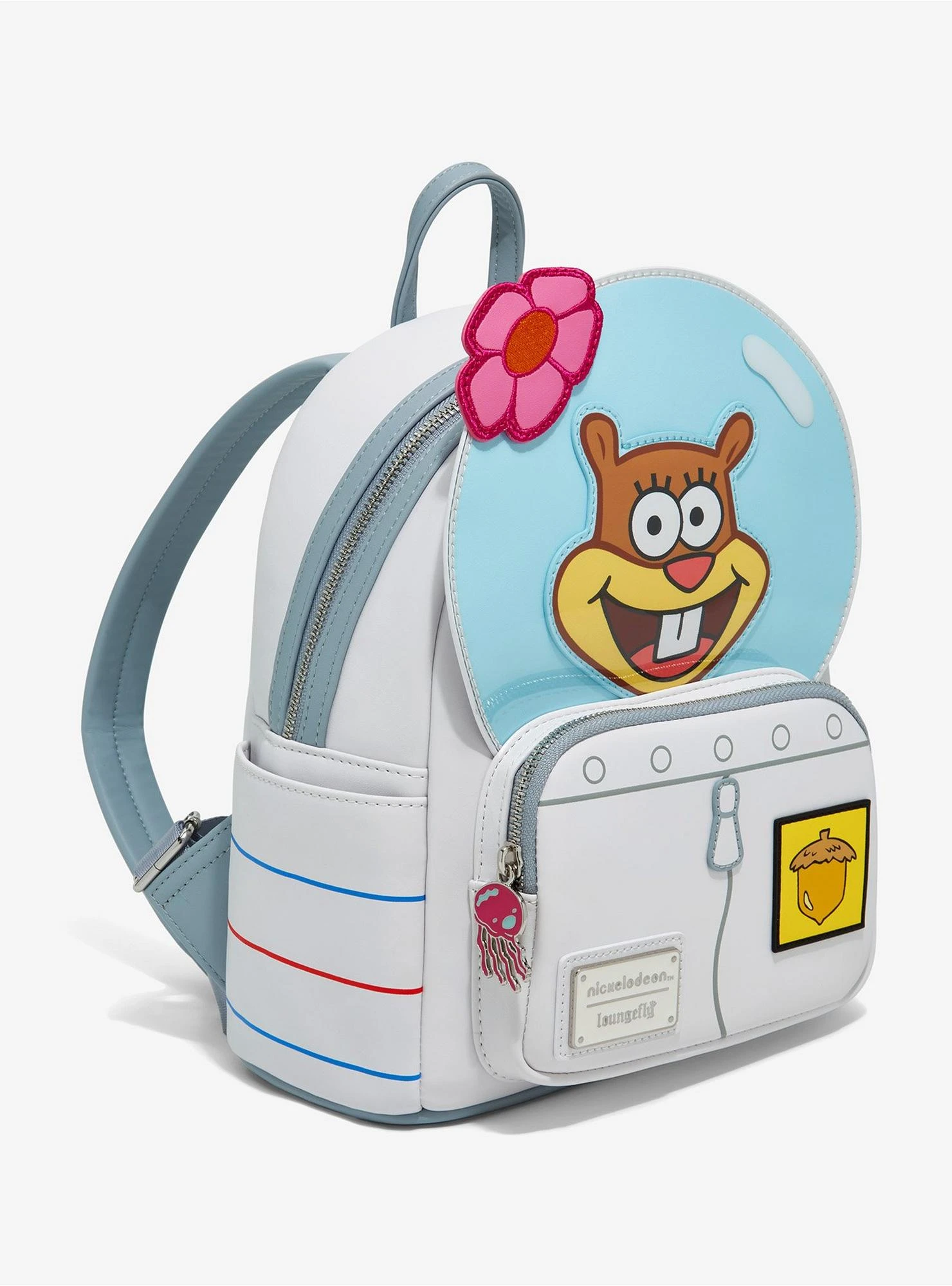 Loungefly SpongeBob SquarePants Sandy Cheeks Figural Mini Backpack 4 Loungefly SpongeBob SquarePants Sandy Cheeks Figural Mini Backpack - Image 2