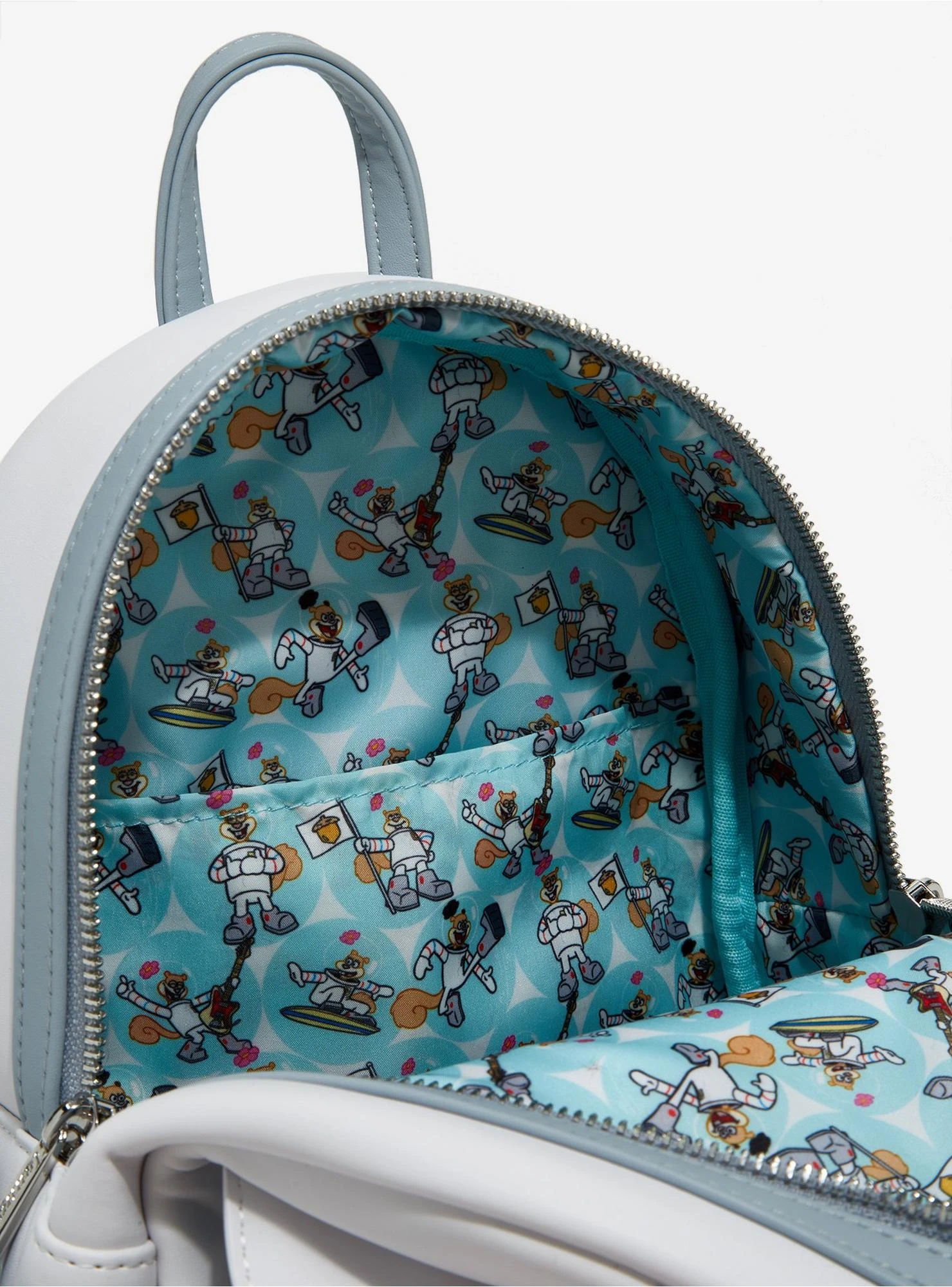 Loungefly SpongeBob SquarePants Sandy Cheeks Figural Mini Backpack 6 Loungefly SpongeBob SquarePants Sandy Cheeks Figural Mini Backpack - Image 4