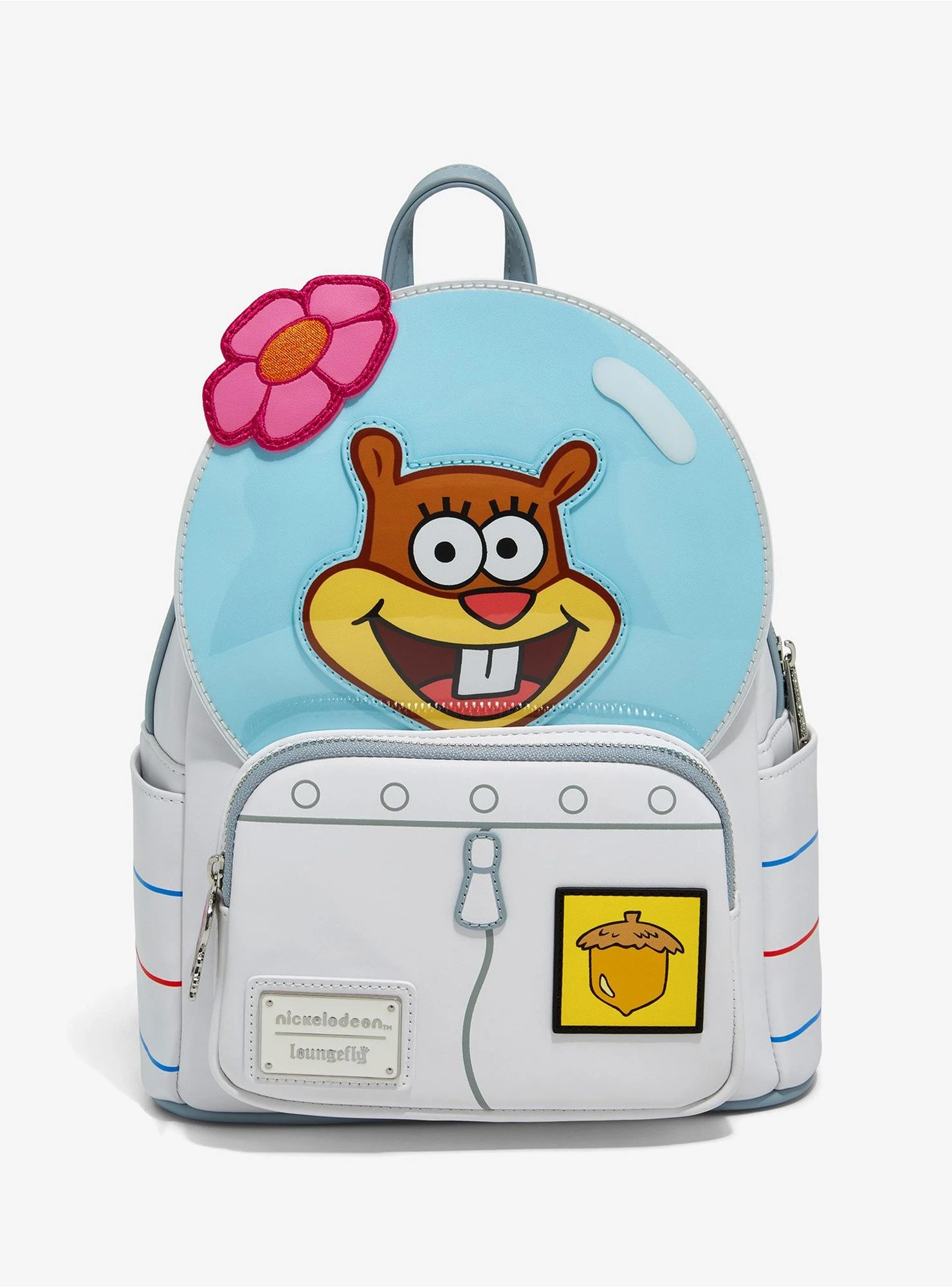 Loungefly SpongeBob SquarePants Sandy Cheeks Figural Mini Backpack 3 Loungefly SpongeBob SquarePants Sandy Cheeks Figural Mini Backpack