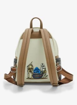 Loungefly Star Wars Return Of The Jedi 40th Anniversary Jabba's Palace Scene Mini Backpack -Boxlunch 20067080 av2