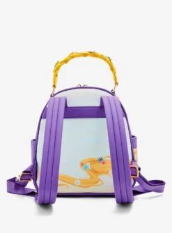 Our Universe Disney Tangled Rapunzel & Flynn Woven Mini Backpack - BoxLunch Exclusive -Boxlunch 20085924 av2