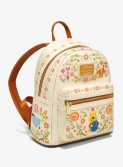 Loungefly Disney Winnie The Pooh Folkart Mini Backpack -Boxlunch 20087354 av1