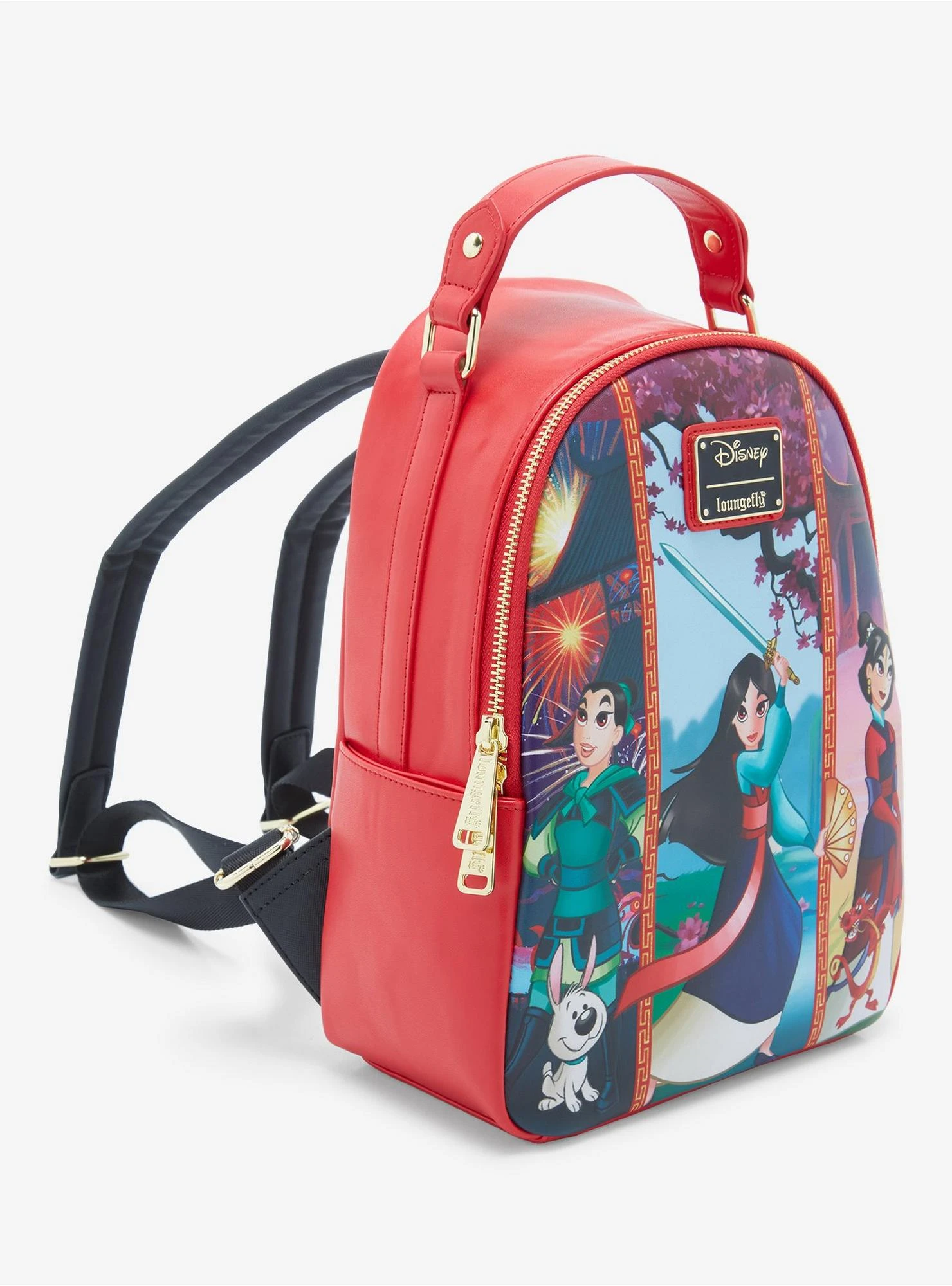 Loungefly Disney Mulan Outfits Mini Backpack - BoxLunch Exclusive 4 Loungefly Disney Mulan Outfits Mini Backpack - BoxLunch Exclusive - Image 2