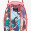 Loungefly Disney Mulan Outfits Mini Backpack - BoxLunch Exclusive -Boxlunch 20087362 hi