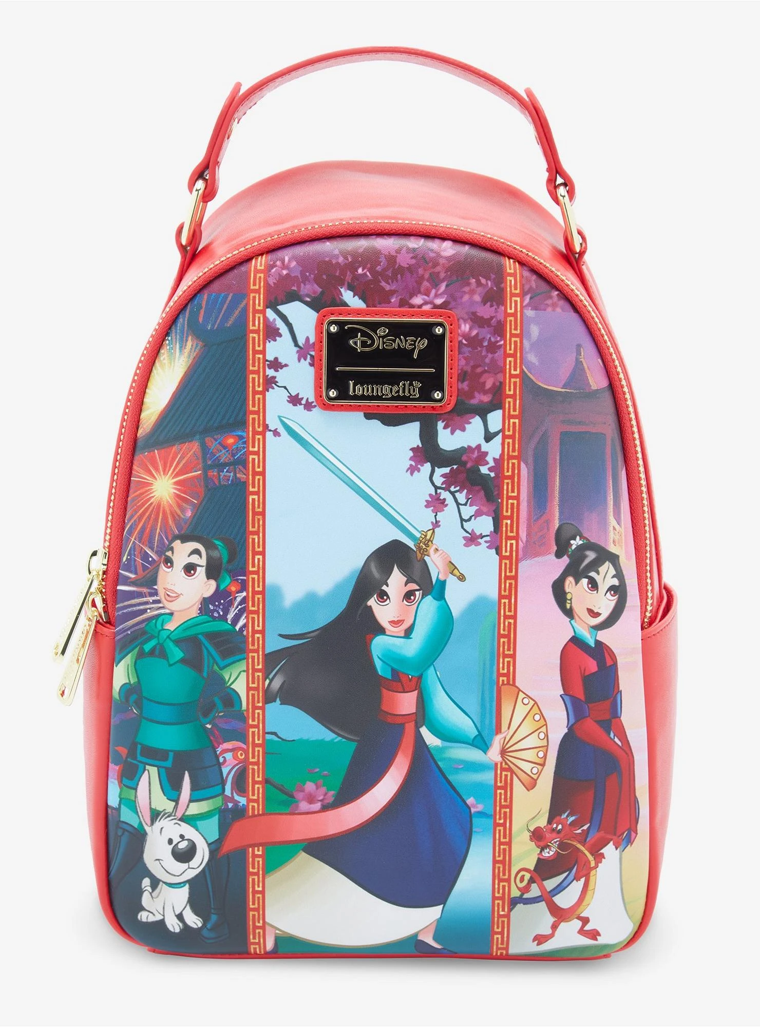 Loungefly Disney Mulan Outfits Mini Backpack - BoxLunch Exclusive 3 Loungefly Disney Mulan Outfits Mini Backpack - BoxLunch Exclusive
