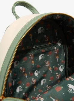 Loungefly The Nightmare Before Christmas Floral Sally And Jack Coffin Mini Backpack - BoxLunch Exclusive -Boxlunch 20087392 av3