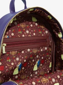 Loungefly Disney Beauty And The Beast Belle & Beast Ornate Mini Backpack - BoxLunch Exclusive 11 Loungefly Disney Beauty And The Beast Belle & Beast Ornate Mini Backpack - BoxLunch Exclusive -Boxlunch 20087402 av3