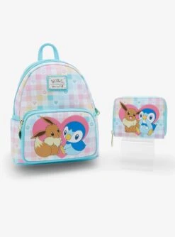 Loungefly Pokémon Eevee And Piplup Besties Mini Backpack - BoxLunch Exclusive -Boxlunch 20087500 av5