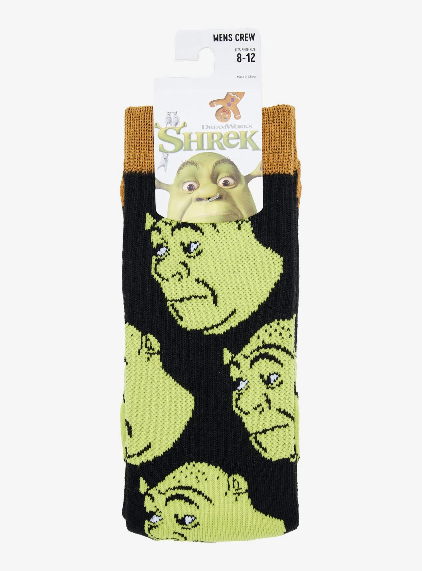 Shrek Faces Allover Print Crew Socks - BoxLunch Exclusive 5 Shrek Faces Allover Print Crew Socks - BoxLunch Exclusive - Image 3