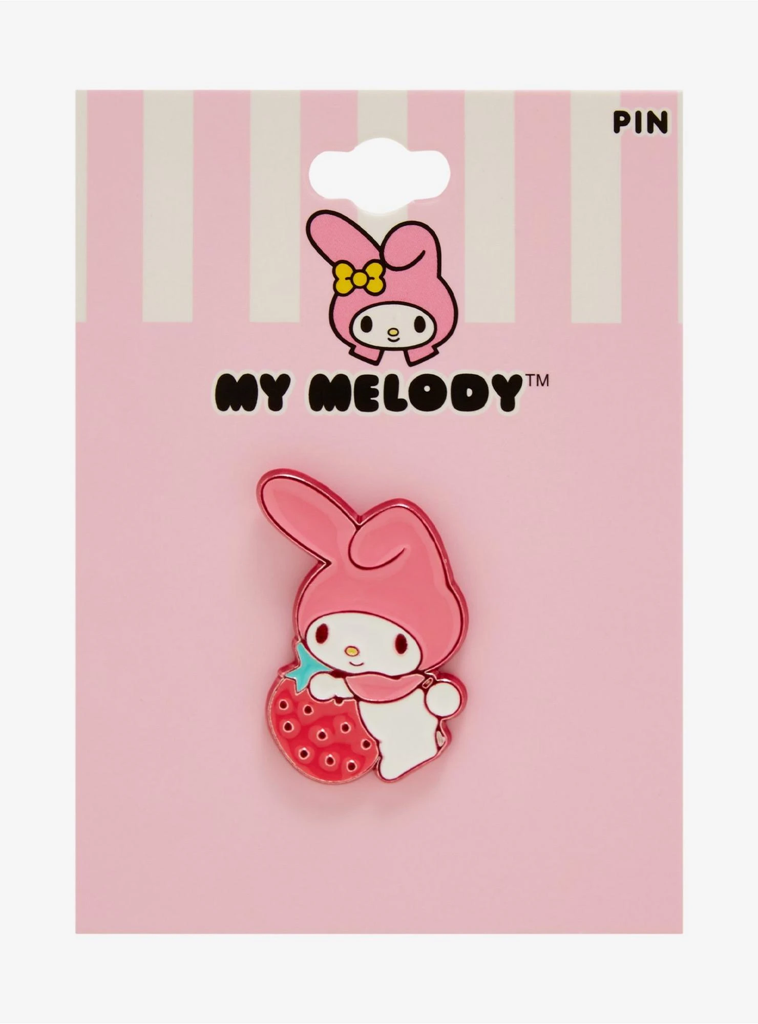 Sanrio My Melody Strawberry Enamel Pin - BoxLunch Exclusive 4 Sanrio My Melody Strawberry Enamel Pin - BoxLunch Exclusive - Image 2