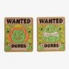 Shrek Fiona & Shrek Wanted Sign Enamel Pin Set - BoxLunch Exclusive -Boxlunch 20157032 hi