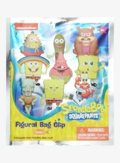 SpongeBob SquarePants Characters Series 5 Blind Bag Figural Bag Clips -Boxlunch 20249107 av1