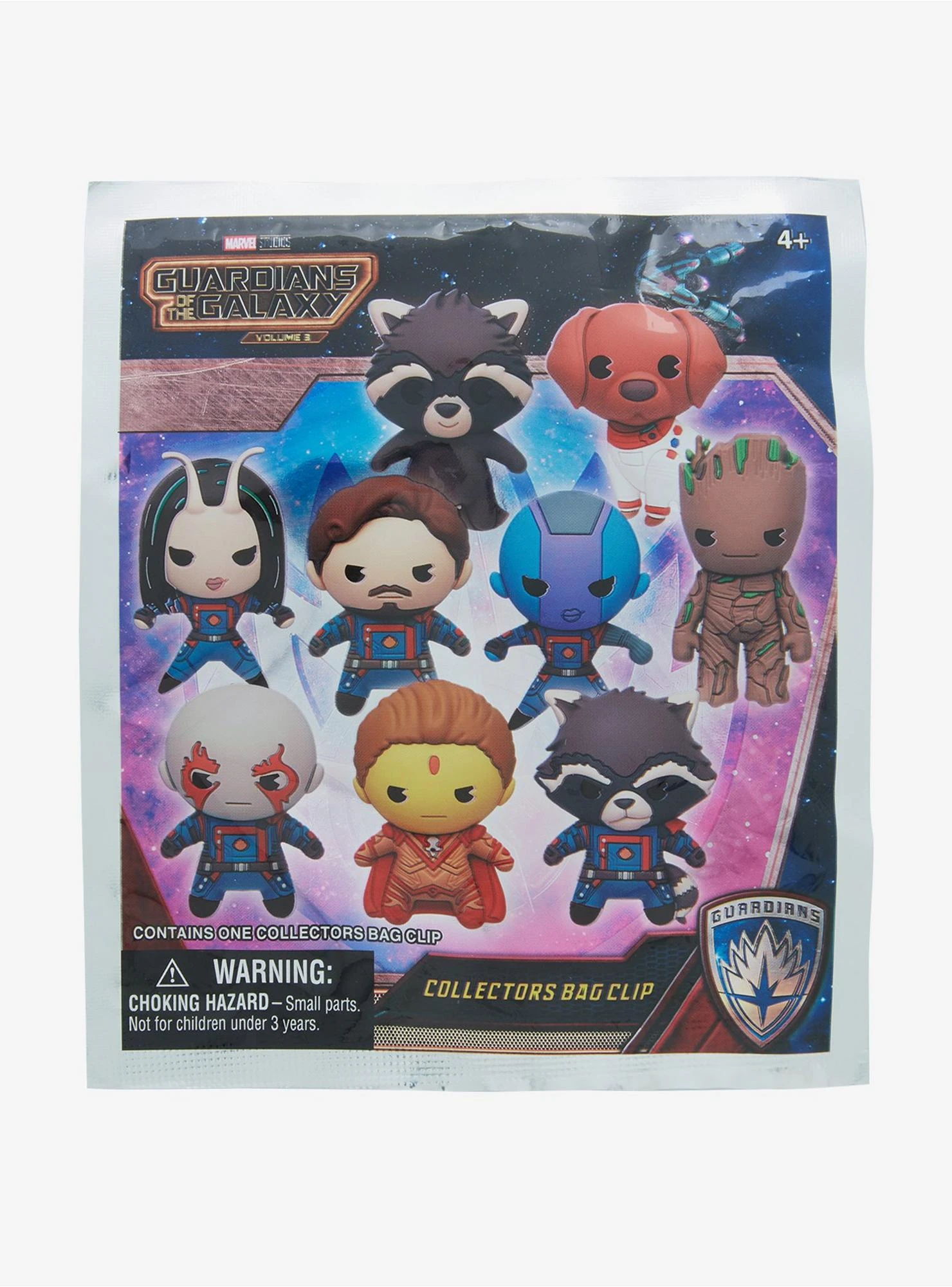 Marvel Guardians Of The Galaxy: Volume 3 Characters Blind Bag Figural Bag Clip 4 Marvel Guardians Of The Galaxy: Volume 3 Characters Blind Bag Figural Bag Clip - Image 2