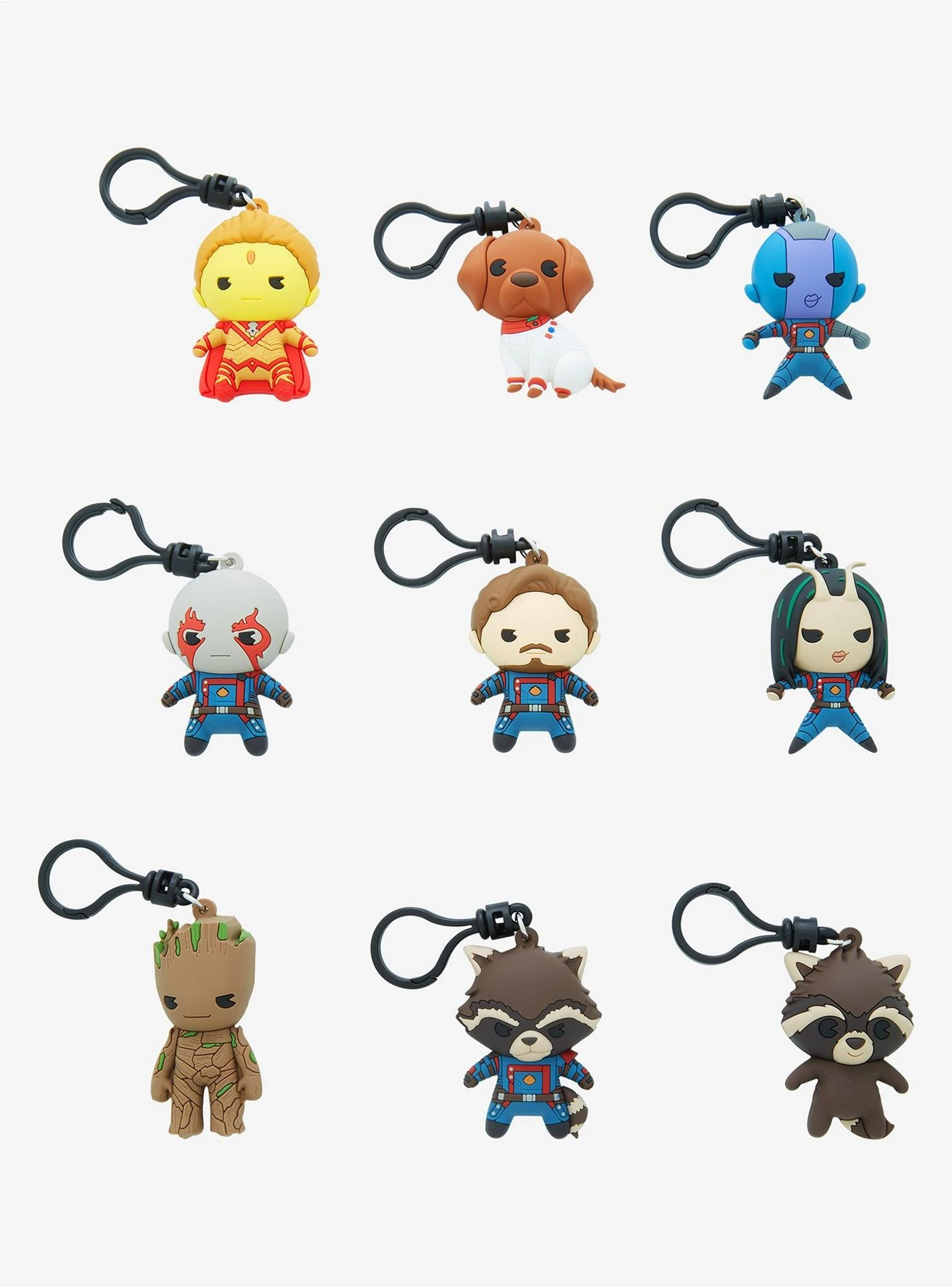 Marvel Guardians Of The Galaxy: Volume 3 Characters Blind Bag Figural Bag Clip 3 Marvel Guardians Of The Galaxy: Volume 3 Characters Blind Bag Figural Bag Clip