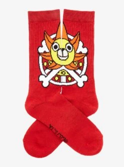 One Piece Thousand Sunny Crew Socks - BoxLunch Exclusive 5 One Piece Thousand Sunny Crew Socks - BoxLunch Exclusive -Boxlunch 20249149 av1