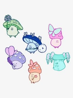 Friendly Fungi Floral Series 1 Blind Bag Enamel Pin - BoxLunch Exclusive