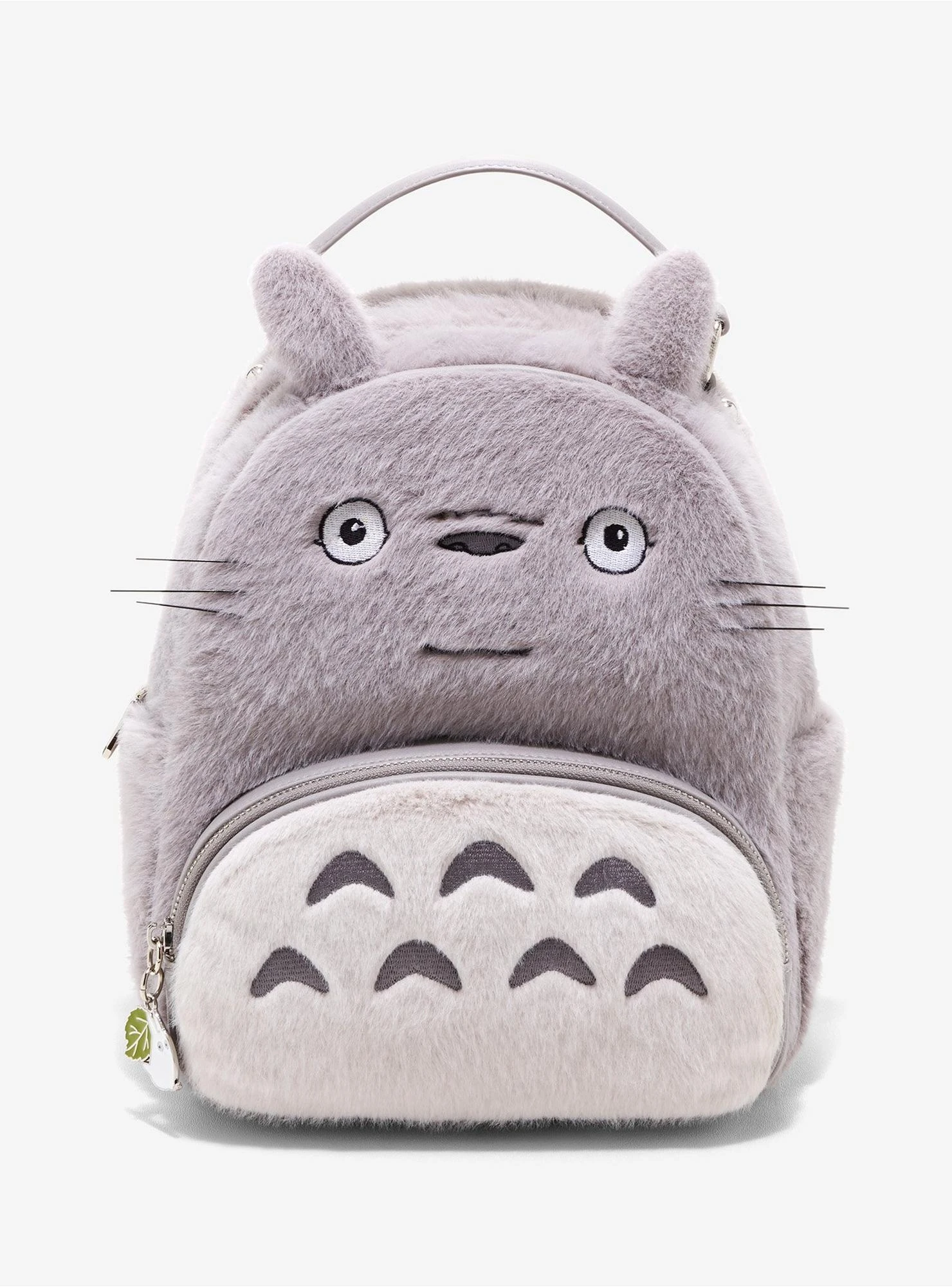 My Neighbor Totoro Smiling Figural Mini Backpack - BoxLunch Exclusive 3 My Neighbor Totoro Smiling Figural Mini Backpack - BoxLunch Exclusive