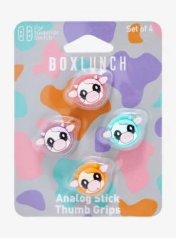 Nintendo Switch Chibi Cow Analog Stick Thumb Grips Set - BoxLunch Exclusive -Boxlunch 20303855 av1
