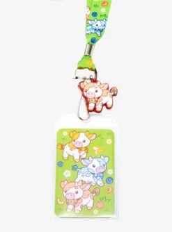 Fruit Cows Allover Print Lanyard - BoxLunch Exclusive -Boxlunch 20335107 av1
